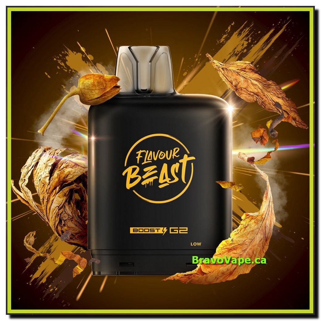 LEVEL X FB BOOST POD 25K-GOOD OL&#39; GOLDEN TOBACCO