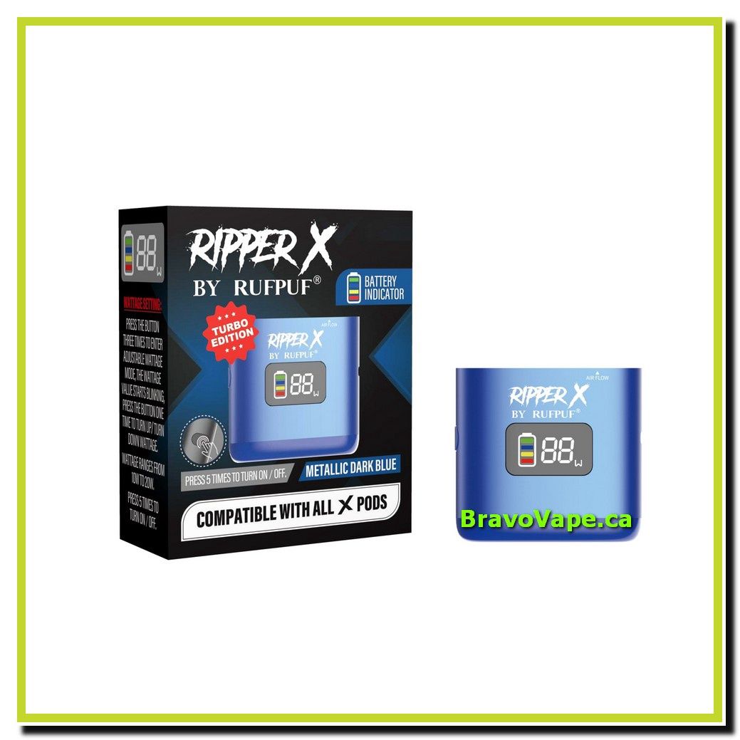 -RIPPER X Pod Ultra Battery 1000, Colour: METALLIC BLUE
