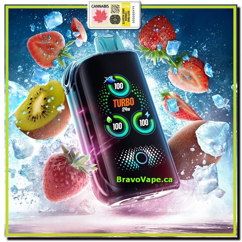 Drip&#39;n EVO Disposable Fasta Blast 30K-Strawberry Kiwi Ice (Ontario Stamped)