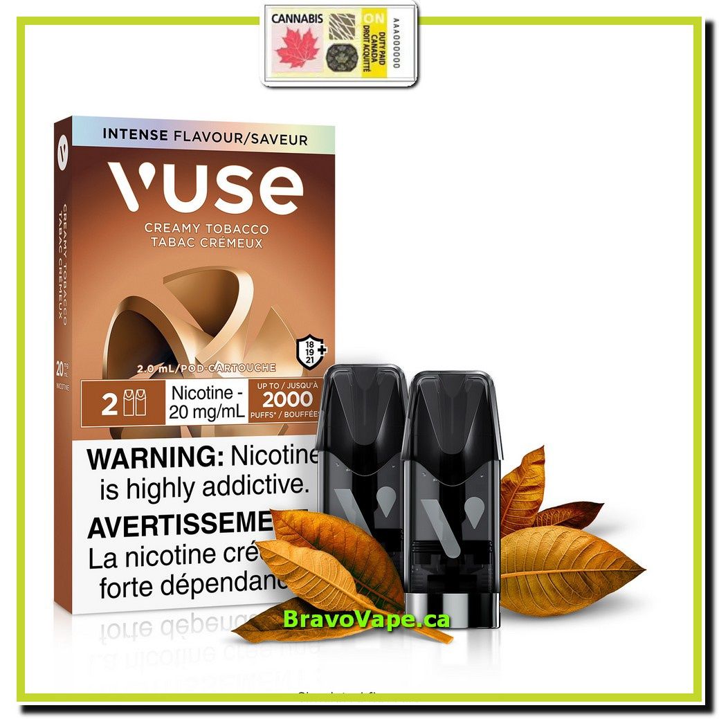 VUSE POD-CREAMY TOBACCO 20 mg/mL (Ontario Stamped)