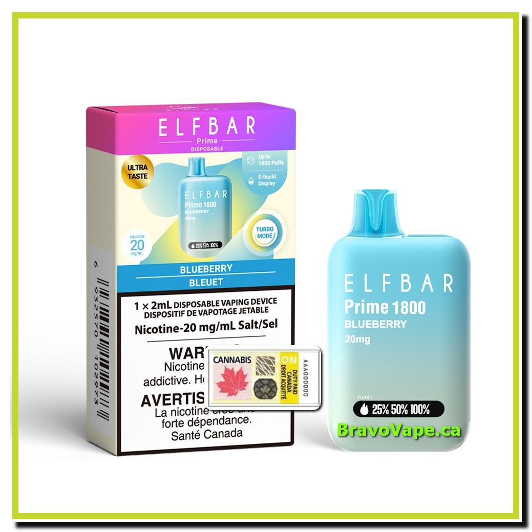 ELF Bar Prime 1800-Blueberry