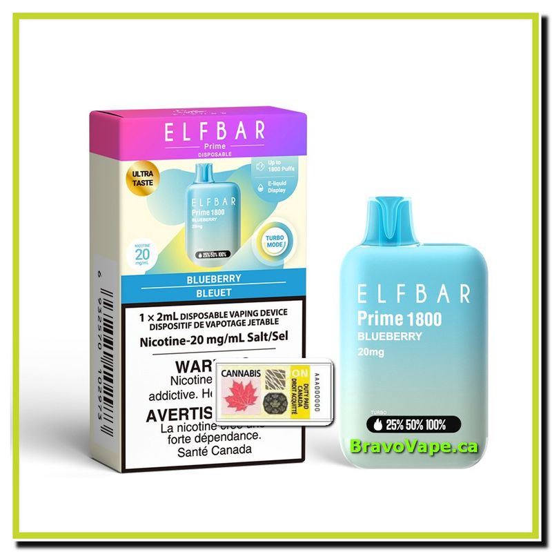 ELF Bar Prime 1800-Blueberry