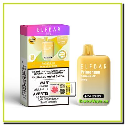 ELF Bar Prime 1800-Banana Ice