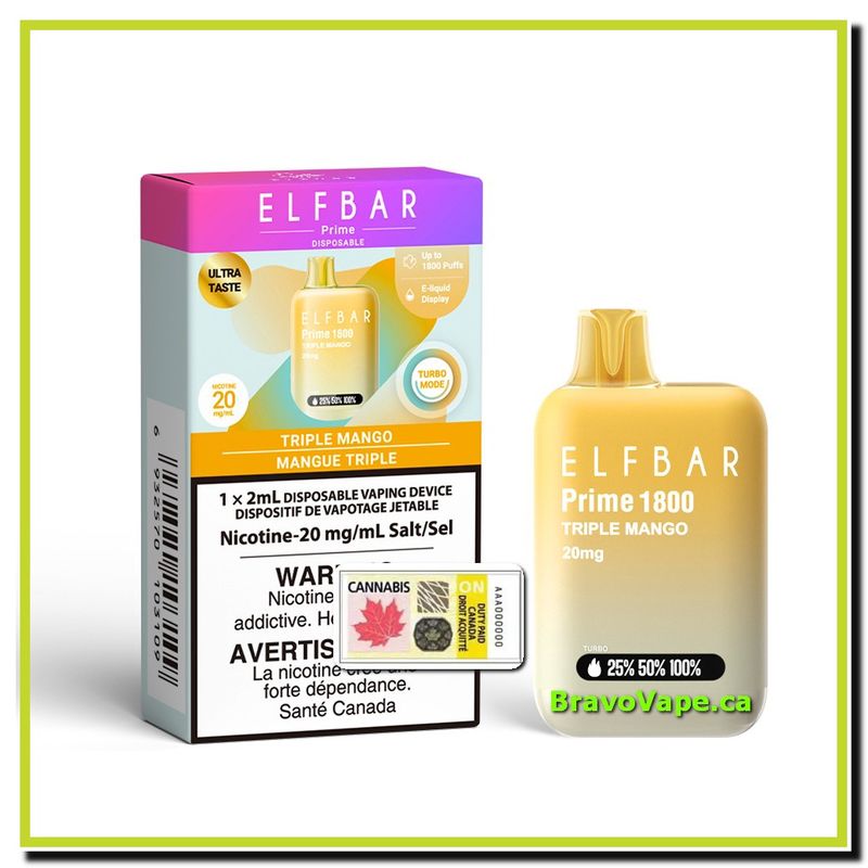 ELF Bar Prime 1800-Triple Mango