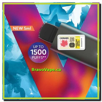 VEEV NOW 5ml 1500 Disposable Vape (*Ontario Stamped*) $19.91+HST
