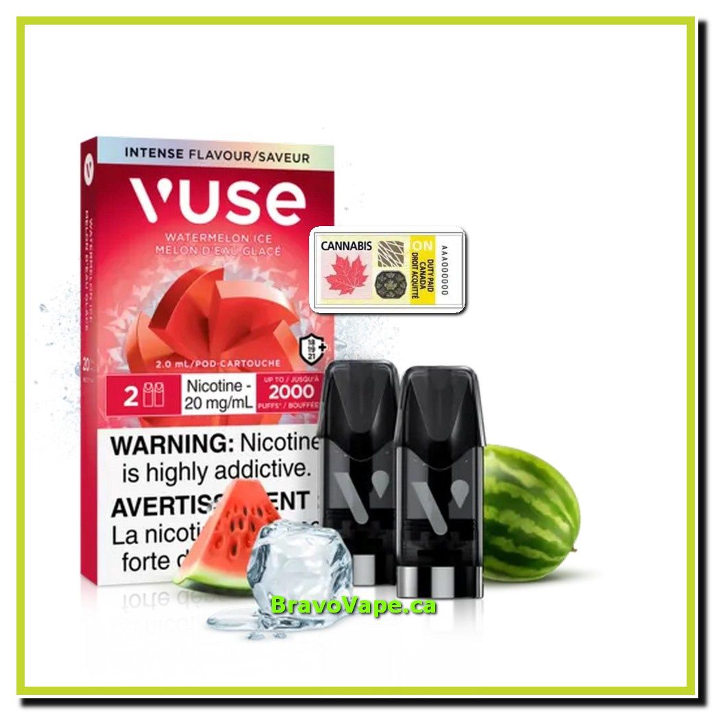 nVUSE POD-WATERMELON ICE 20 mg/mL (Ontario Stamped)