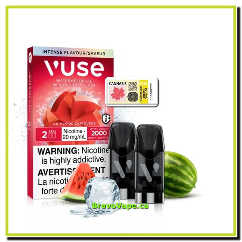 nVUSE POD-WATERMELON ICE 20 mg/mL (Ontario Stamped)