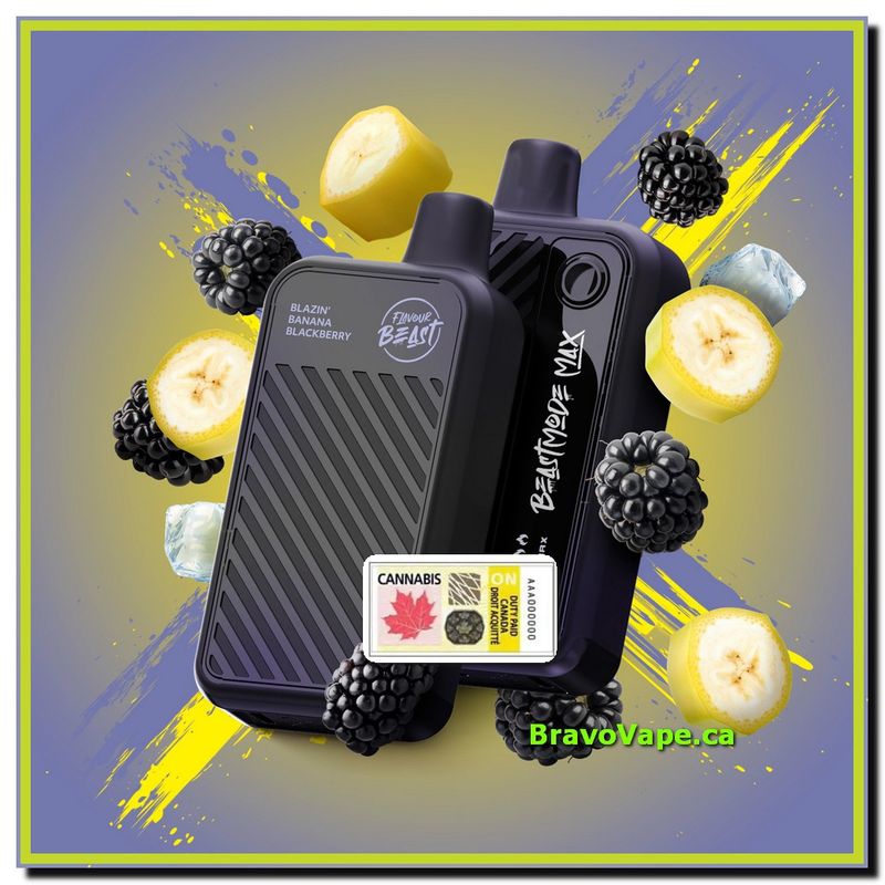 Flavour Beast Beast Mode Max 18K-BLAZIN&#39; BANANA BLACKBERRY ICED