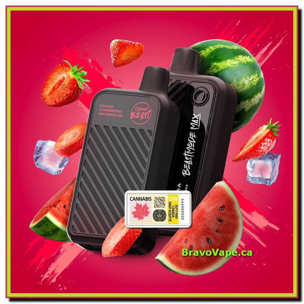 Flavour Beast Beast Mode Max 18K-SAVAGE STRAWBERRY WATERMELON ICED
