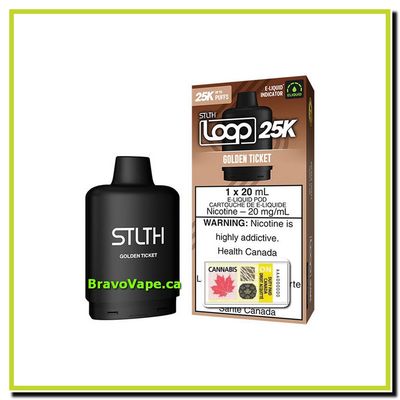 STLTH Loop 2 Pod 25K-Golden Ticket (Creamy) (Ontario Stamped)