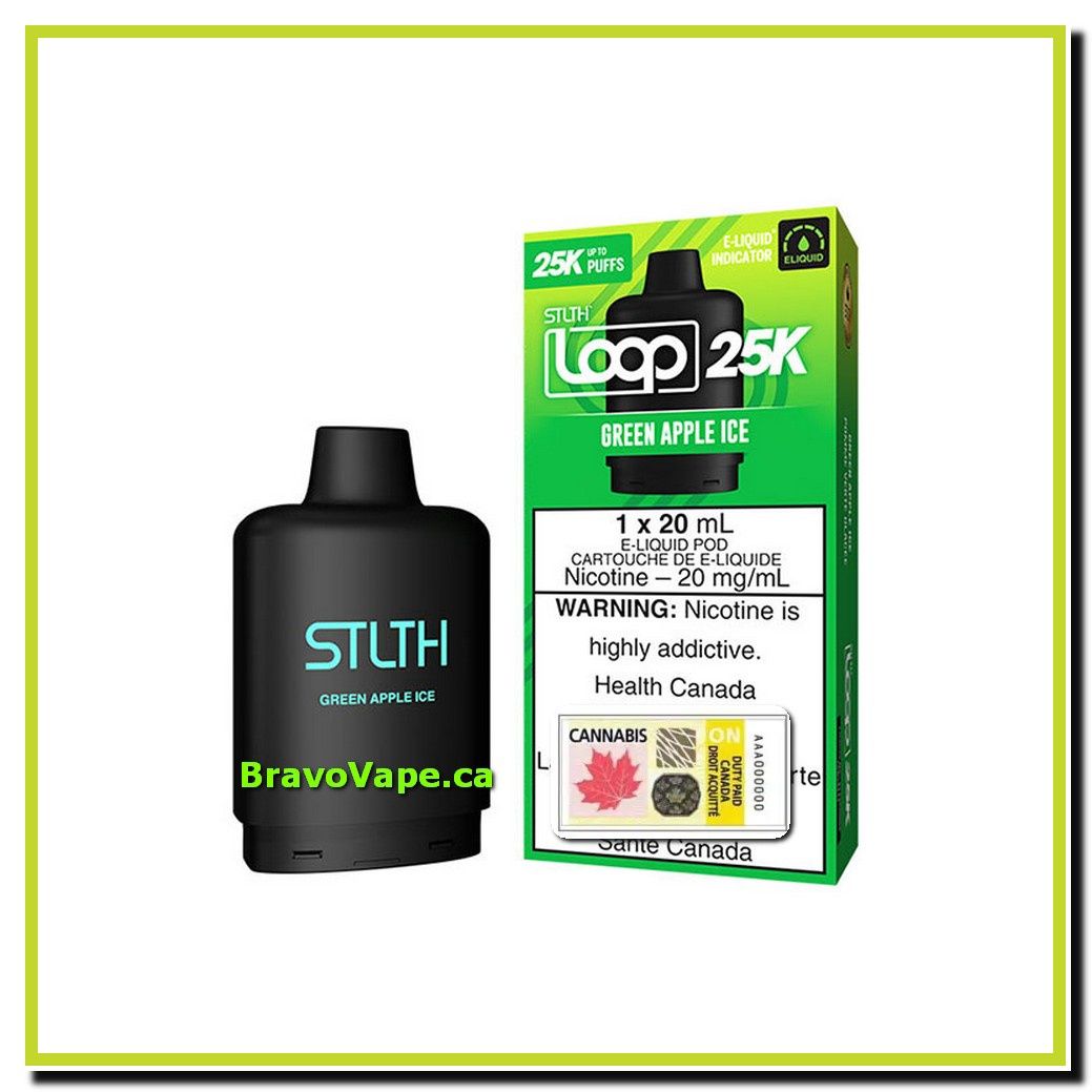 STLTH Loop 2 Pod 25K-Green Apple Ice(Ontario Stamped)