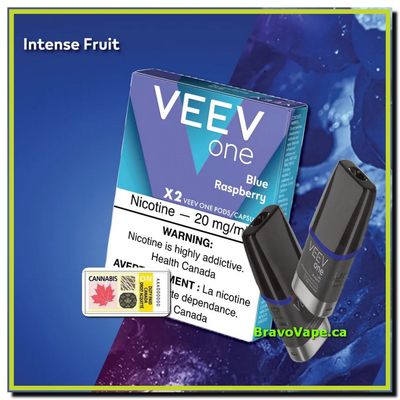 VEEV ONE POD1.8%-Blue Raspberry - Intense Fruit (Ontario Stamped)