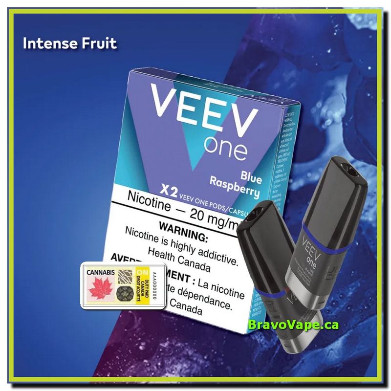 VEEV ONE POD1.8%-Blue Raspberry - Intense Fruit (Ontario Stamped)