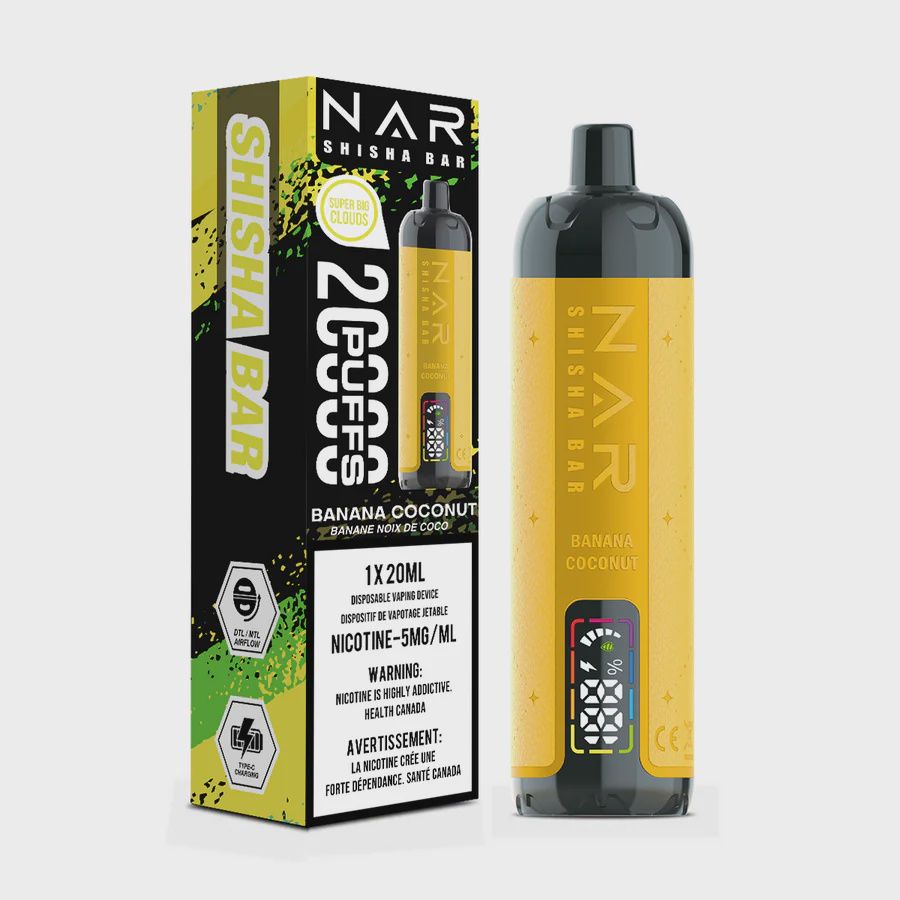 NAR-SHISHA BAR 20K PRO-BANANA COCONUT