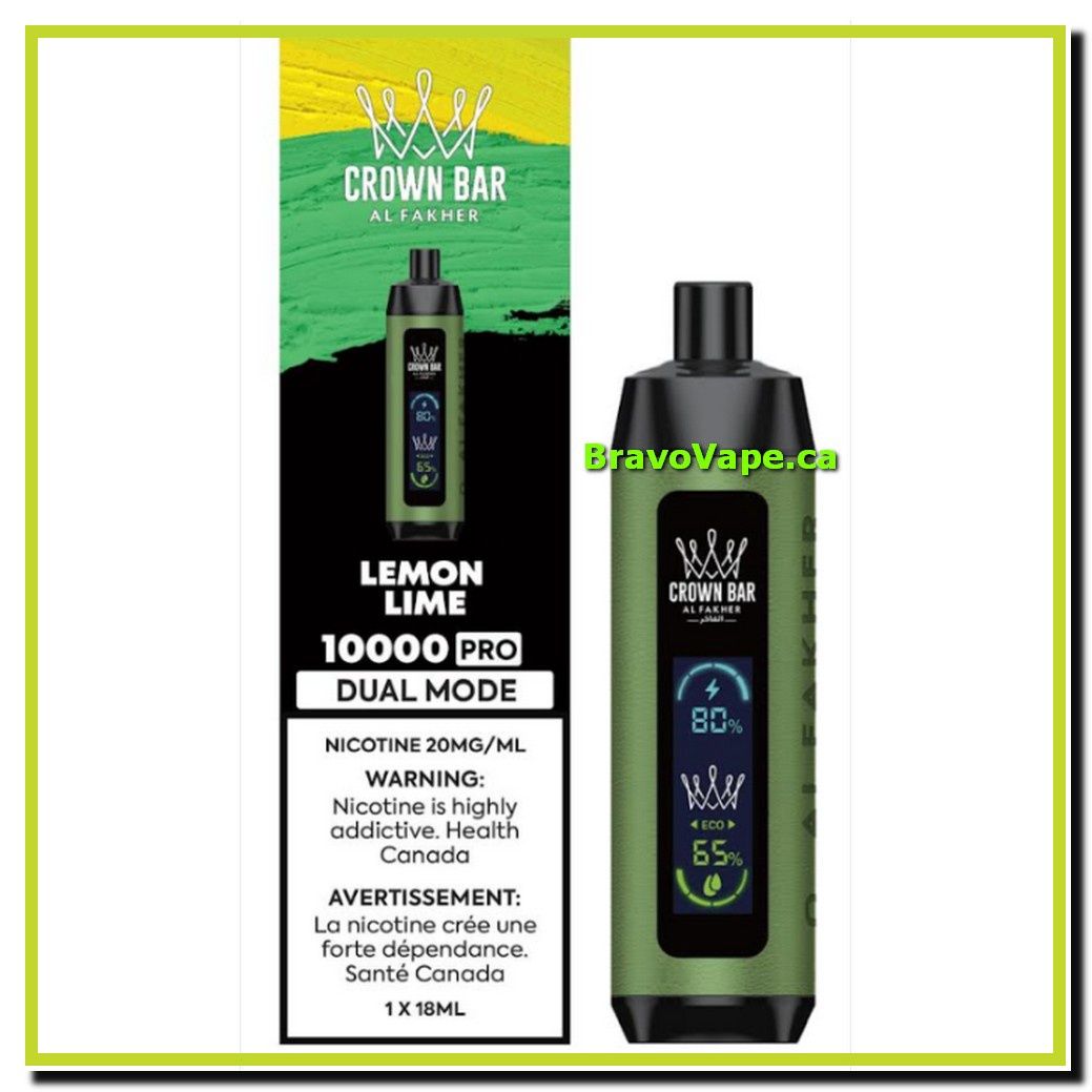 SHISHA-CROWN BAR AL FAKHER 10K PRO-LEMON LIME