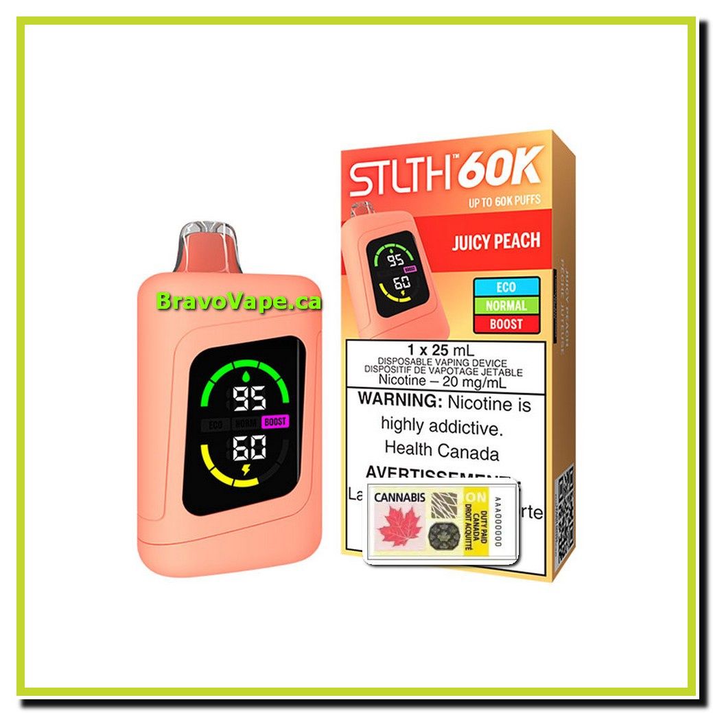 STLTH 60K-JUICY PEACH ICE