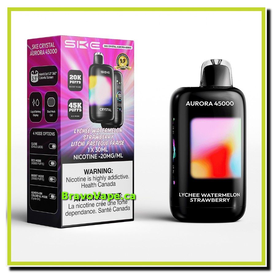 SKE AURORA 45K-LYCHEE STRAWBERRY WATERMELON