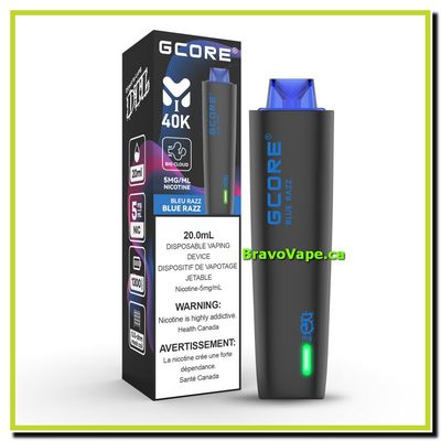 GCORE HOOKAH 40K-BLUE RAZZ