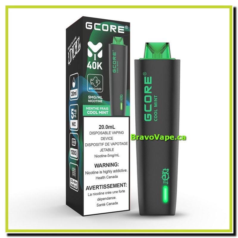 GCORE HOOKAH 40K-COOL MINT (NP)
