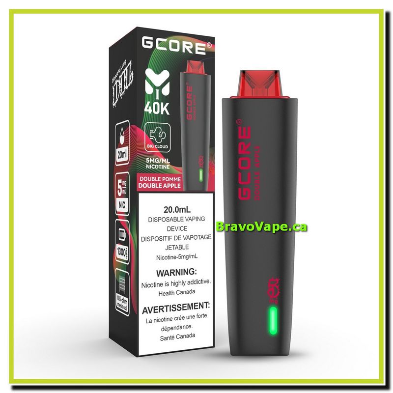 GCORE HOOKAH 40K-DOUBLE APPLE (NP)