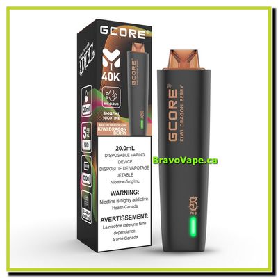 GCORE HOOKAH 40K-KIWI DRAGON BERRY