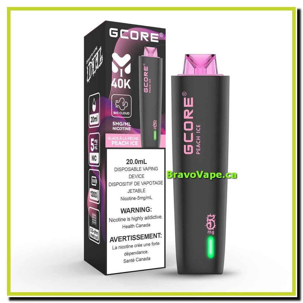 GCORE HOOKAH 40K-PEACH ICE