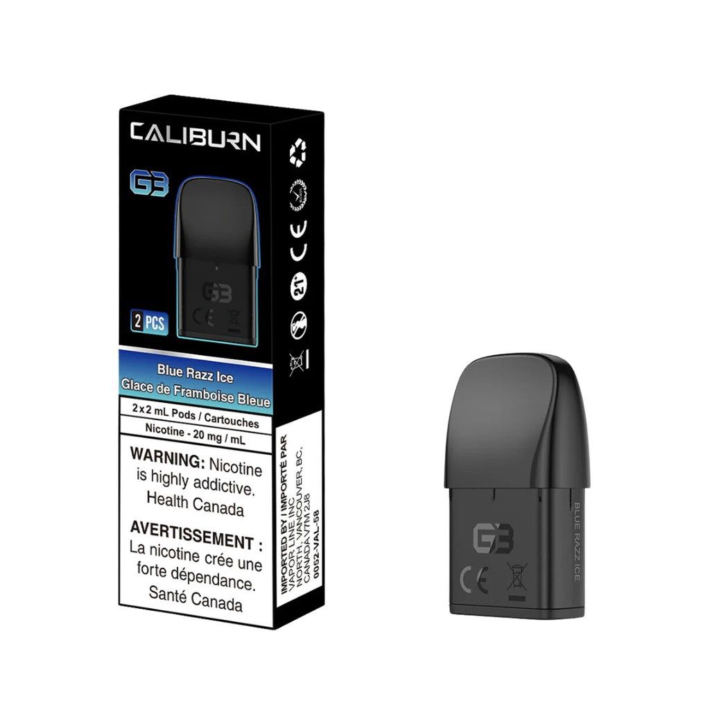 UWELL CALIBURN G3 PREFILLED POD-BLUE RAZZ ICE (2pcs/pk)