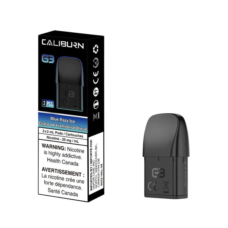 UWELL CALIBURN G3 PREFILLED POD-BLUE RAZZ ICE (2pcs/pk)