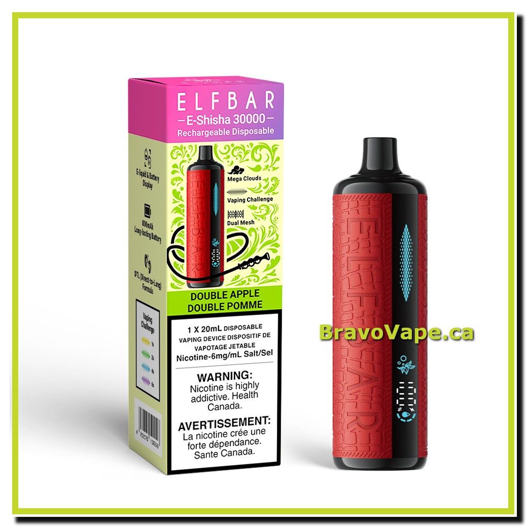 ELF BAR E-SHISHA 30K-DOUBLE APPLE