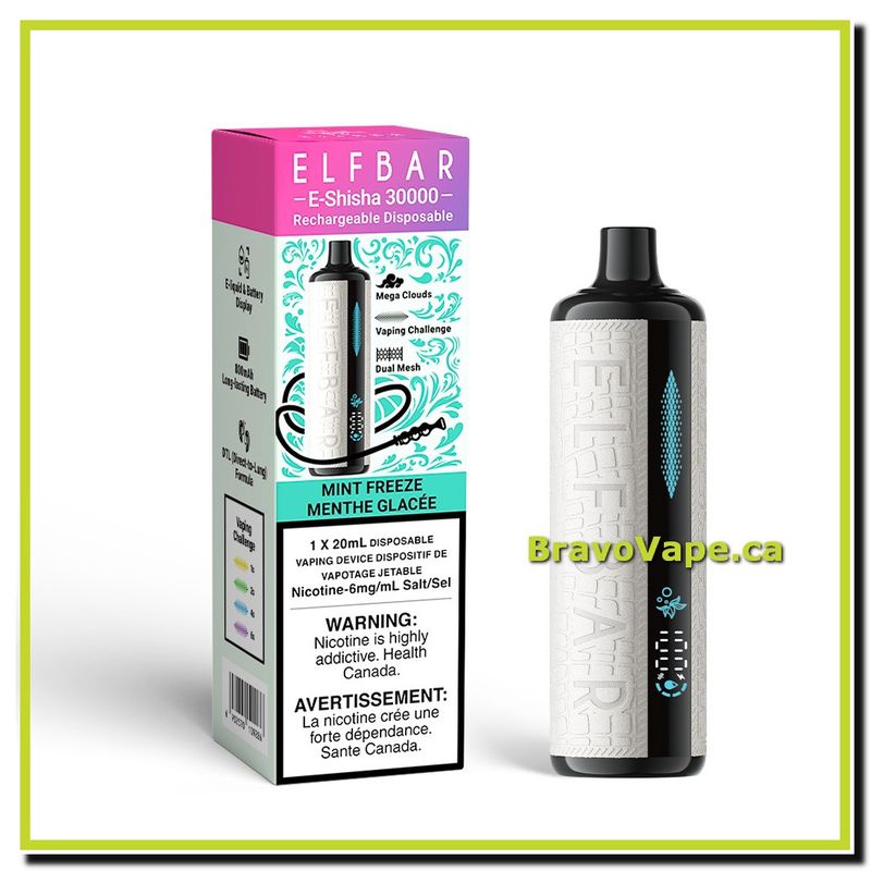 ELF BAR E-SHISHA 30K-MINT FREEZE