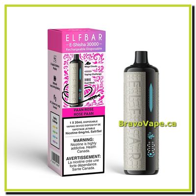 ELF BAR E-SHISHA 30K-PAAN ROSE