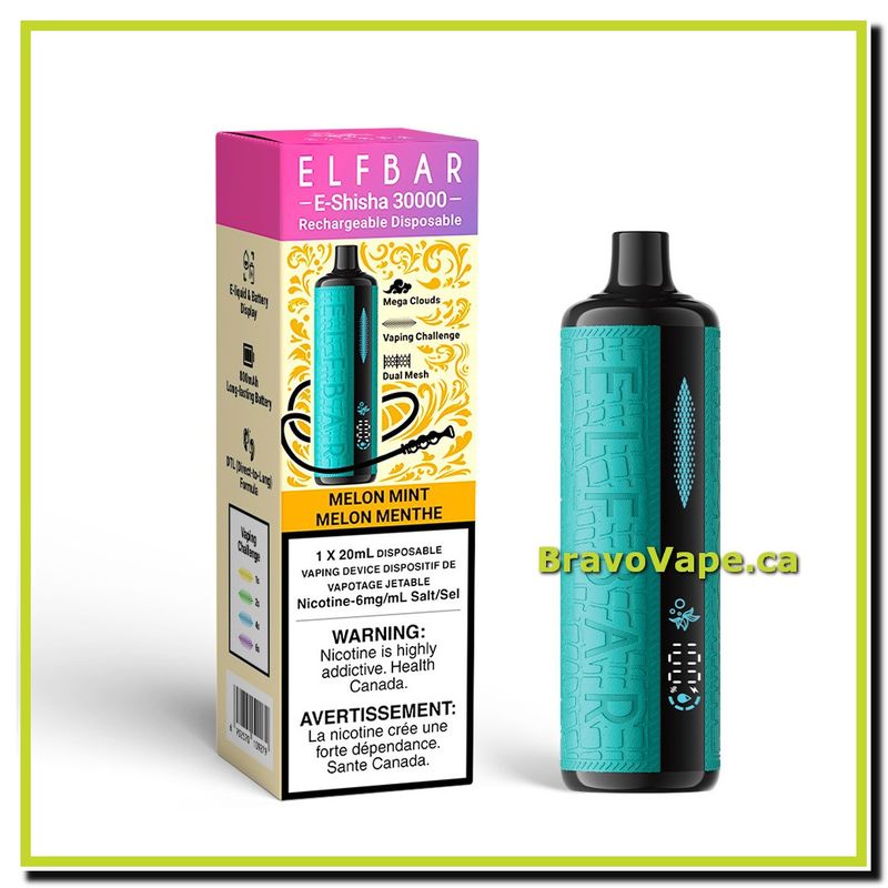 ELF BAR E-SHISHA 30K-MELON MINT