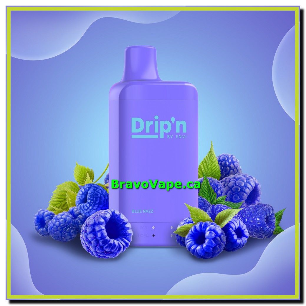 Drip&#39;n by Envi 8ML Disposable-Blue Razz [Ontario]