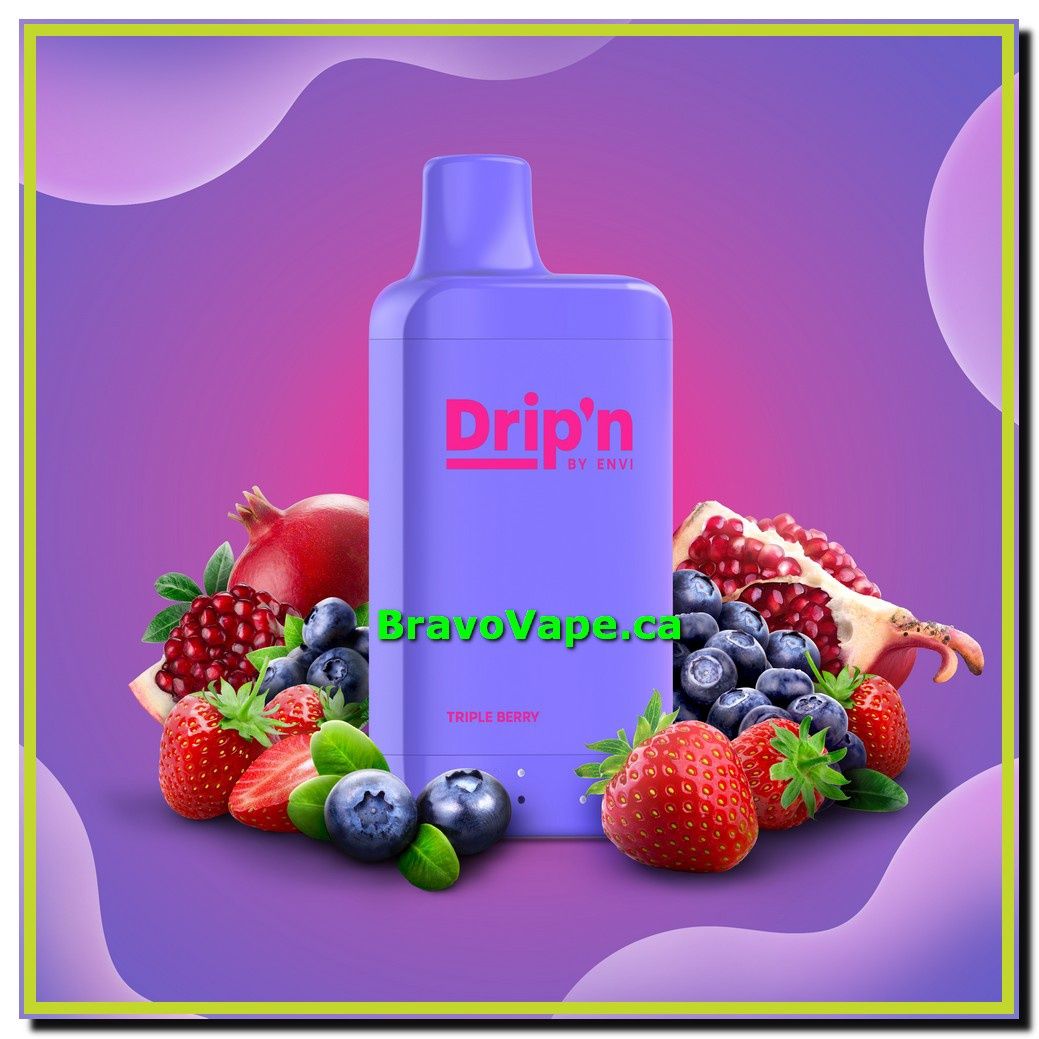 Drip&#39;n by Envi 8ML Disposable-Triple Berry [Ontario]