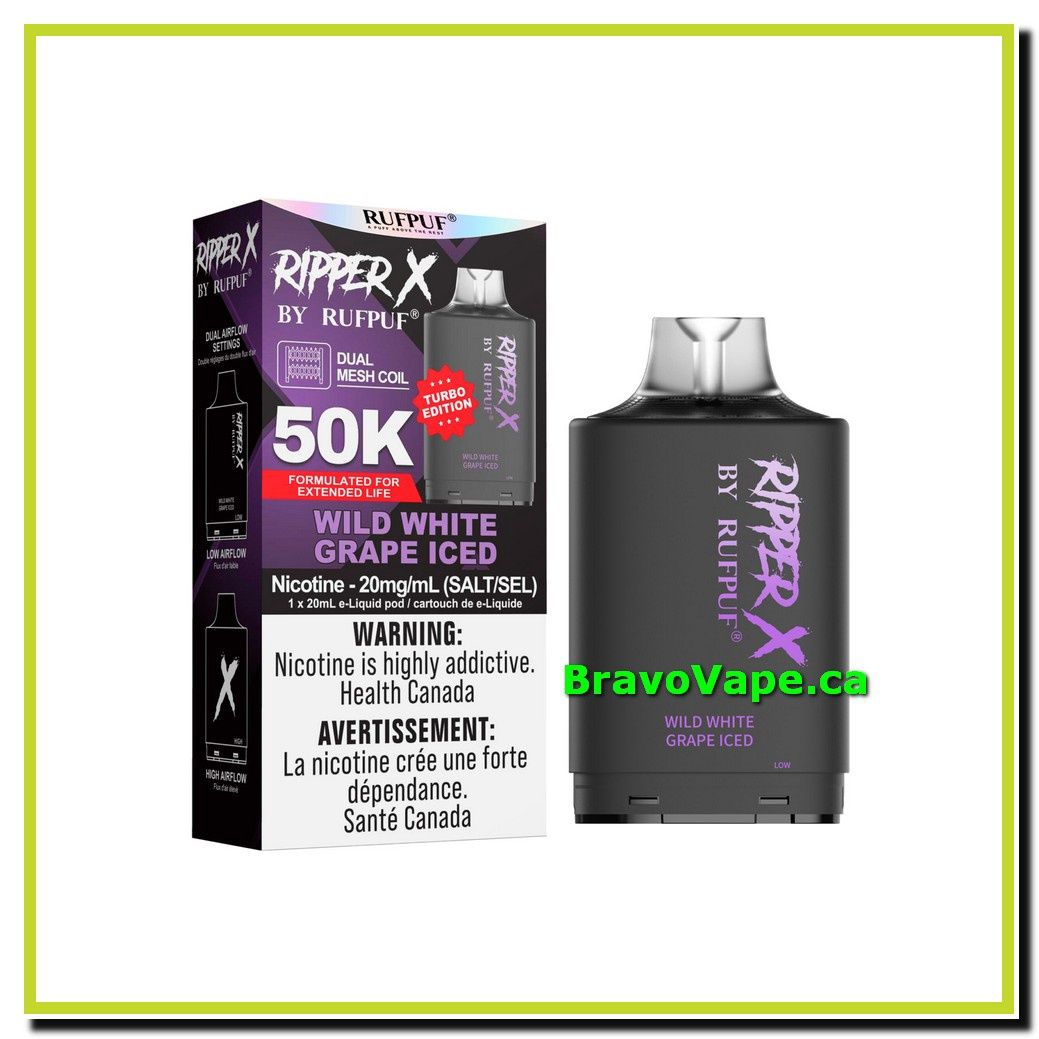 RIPPER X 50K-WILD WHITE GRAPE ICED