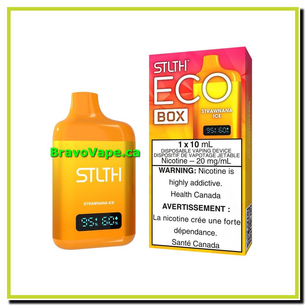 STLTH ECO BOX 10ML-STRAWNANA ICE