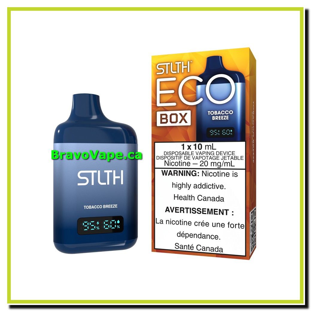 STLTH ECO BOX 10ML-TOBACCO BREEZE