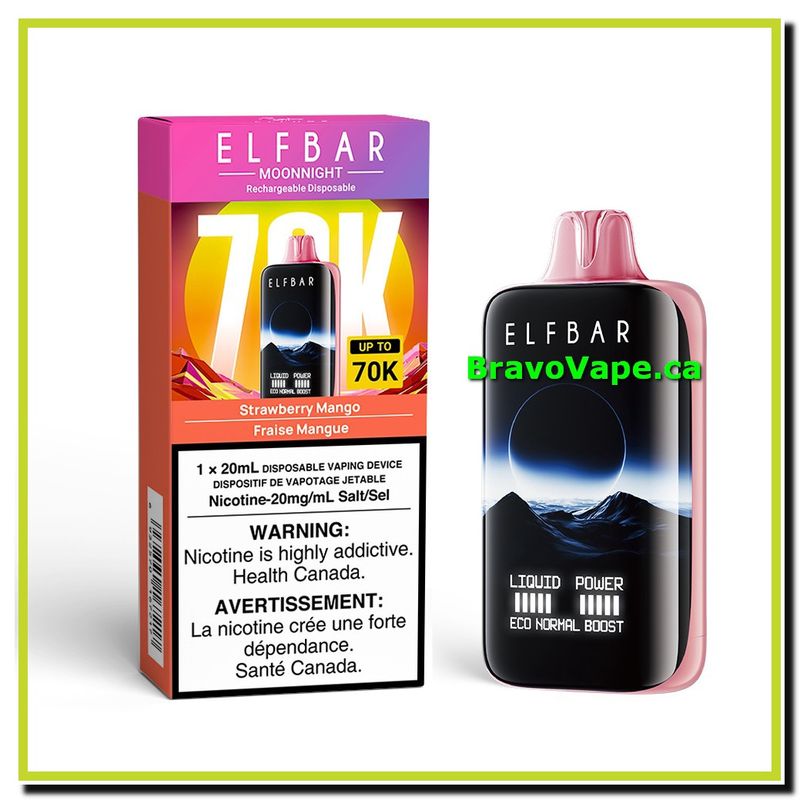 ELF BAR MOONNIGHT 70K-STRAWBERRY MANGO