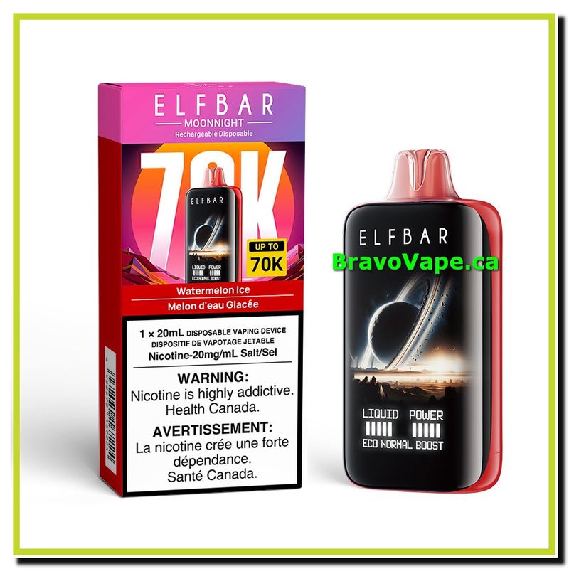ELF BAR MOONNIGHT 70K-WATERMELON ICE