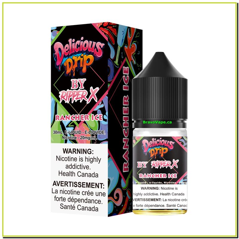 GCORE E-JUICE-DELICIOUS DRIP-RANCHER ICE 20mg/30mL