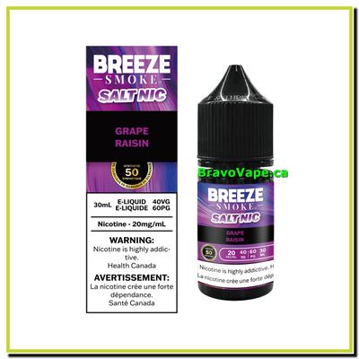BREEZE S50 E-JUICE (30ml) SALT-GRAPE
