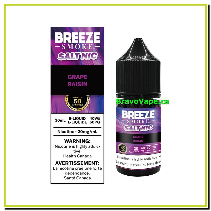 BREEZE S50 E-JUICE (30ml) SALT-GRAPE