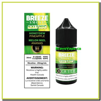 BREEZE S50 E-JUICE (30ml) SALT-HONEYDEW PINEAPPLE