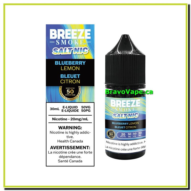 BREEZE S50 E-JUICE (30ml) SALT-BLUEBERRY LEMON