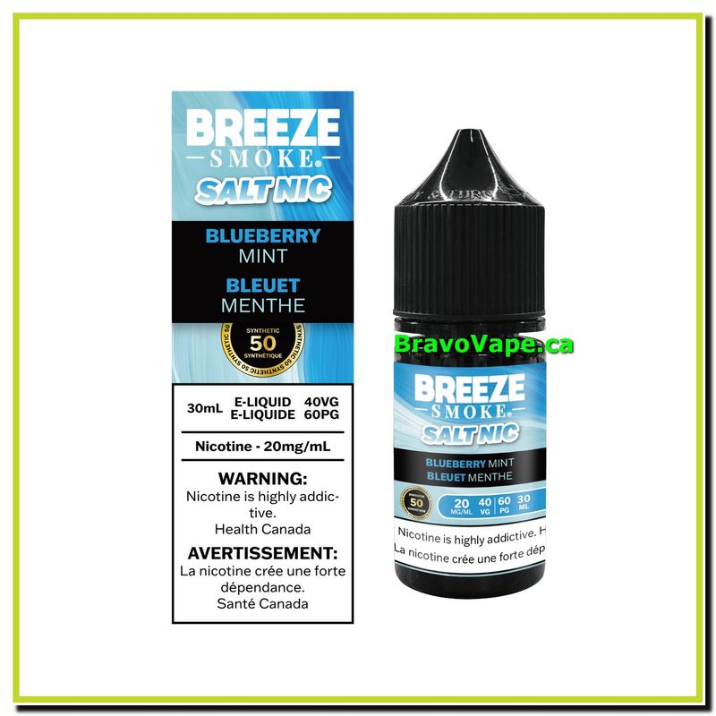 BREEZE S50 E-JUICE (30ml) SALT-BLUEBERRY MINT