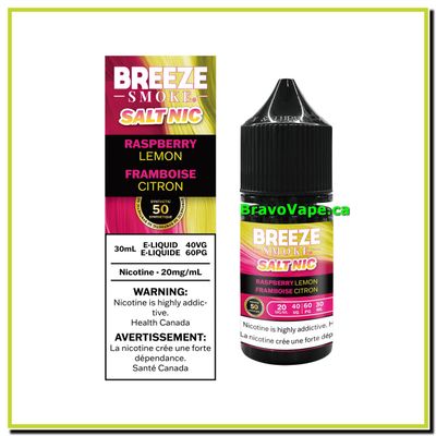 BREEZE S50 E-JUICE (30ml) SALT-RASPBERRY LEMON