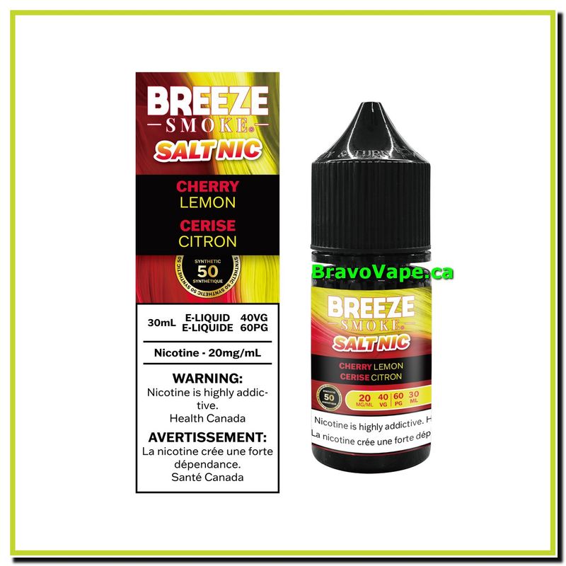 BREEZE S50 E-JUICE (30ml) SALT-CHERRY LEMON