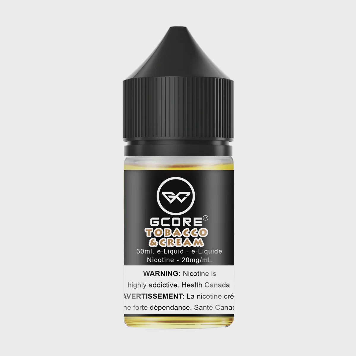 GCORE E-JUICE-TOBACCO &amp; CREAM 20mg/30ml