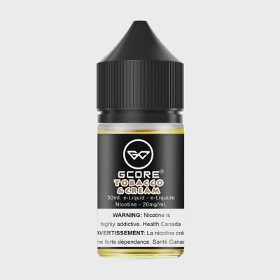 GCORE E-JUICE-TOBACCO &amp; CREAM 20mg/30ml