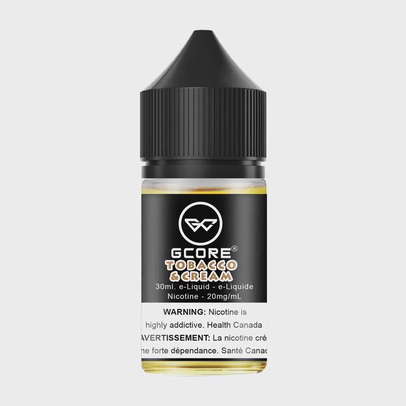 GCORE E-JUICE-TOBACCO &amp; CREAM 20mg/30ml